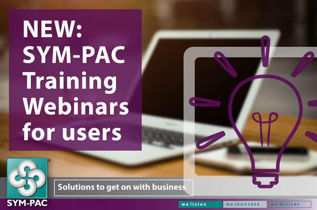 New : SYM-PAC Training Webinars for users