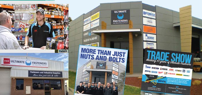 Photos of Ultimate Fasteners store locations and publications